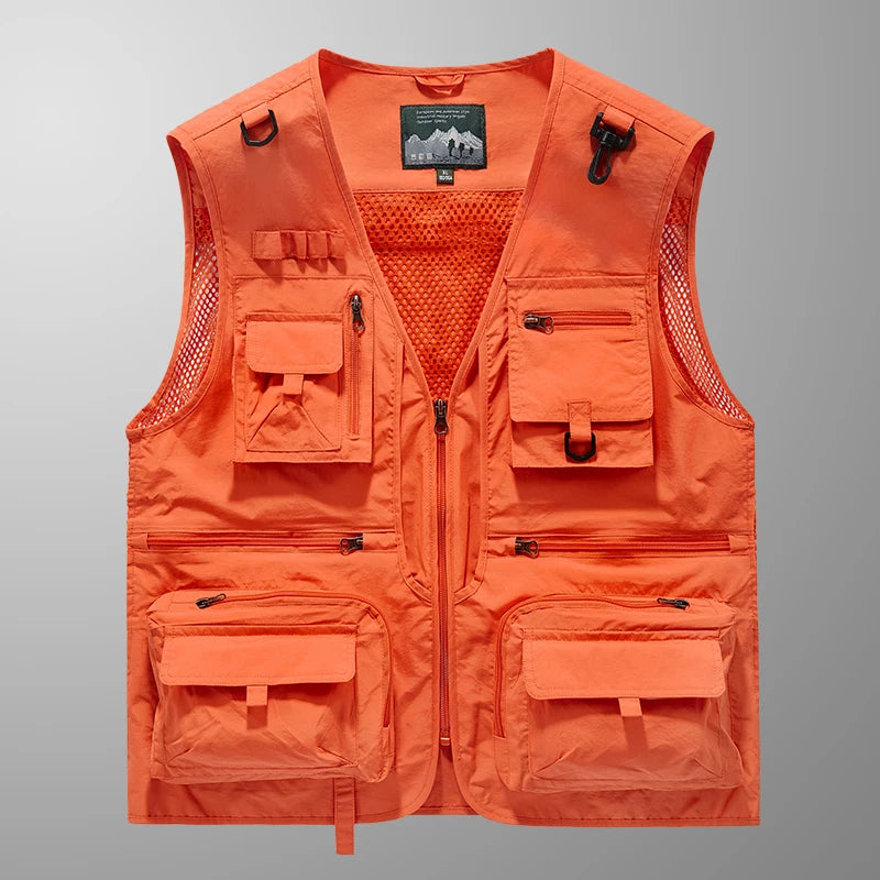 2024 New Spring, Autumn, and Summer Versatile Items in Stock, Fashionable and Trendy Wearing Vests, Men's Wear, Shopping an