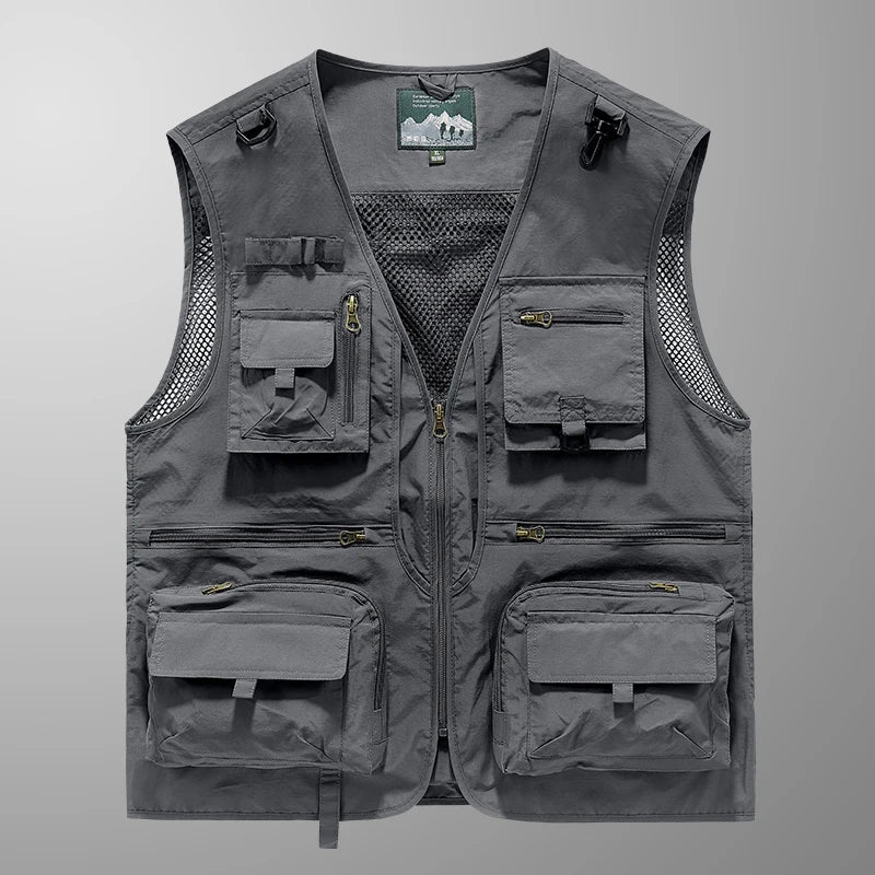 2024 New Spring, Autumn, and Summer Versatile Items in Stock, Fashionable and Trendy Wearing Vests, Men's Wear, Shopping an