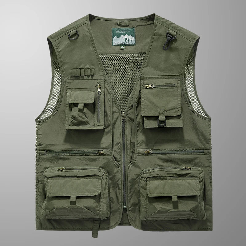 2024 New Spring, Autumn, and Summer Versatile Items in Stock, Fashionable and Trendy Wearing Vests, Men's Wear, Shopping an