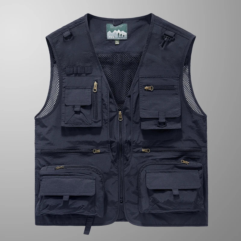 2024 New Spring, Autumn, and Summer Versatile Items in Stock, Fashionable and Trendy Wearing Vests, Men's Wear, Shopping an